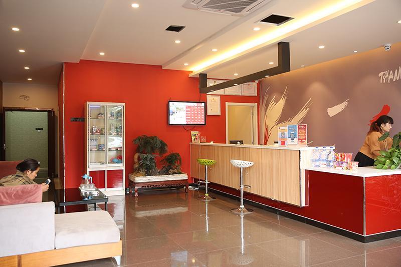 Gaoliu Thank Inn Chain Hotel Shandong Weifang Qingzhou Railway Station מראה חיצוני תמונה